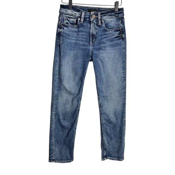 Silver Jeans Suki Straight Crop Jeans Size 27 - Picture 1 of 13